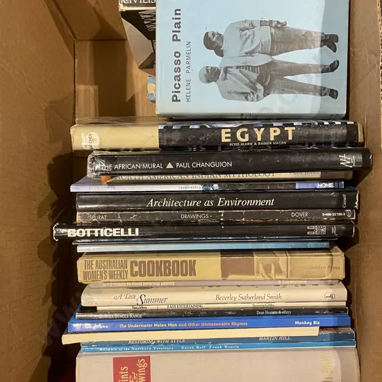 Box of Assorted Books