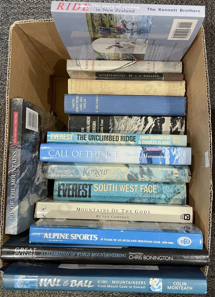 Box of Assorted Exploration Reference Books Image 1++