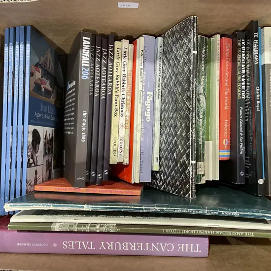 Box of Assorted NZ Reference Books