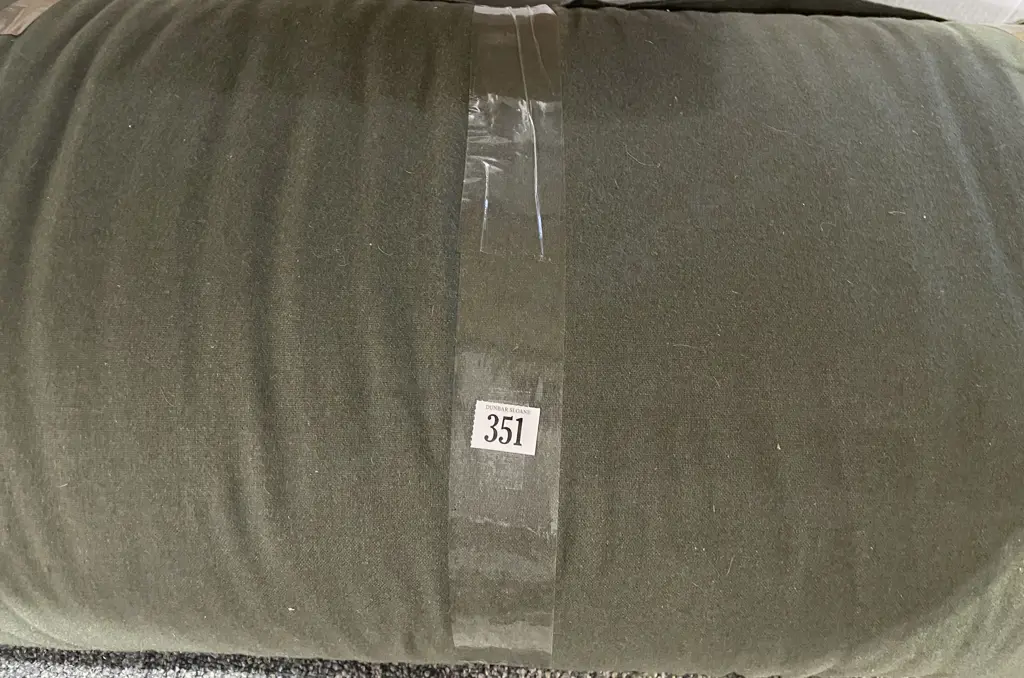 Large Bolt of "Drill Green Cloth" Fabric Image 1++