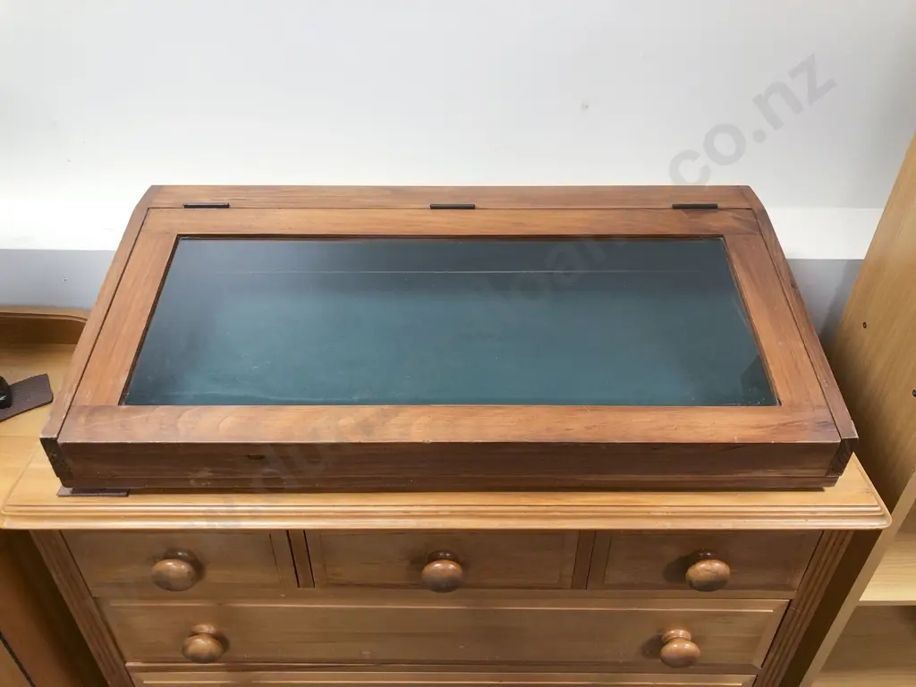 Sloping Glazed Display Cabinet Image 1++