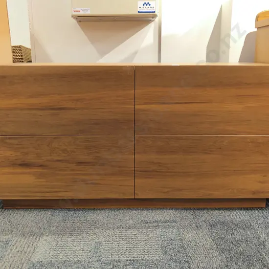 Scandinavian Style Rimu Four Drawer Low Boy