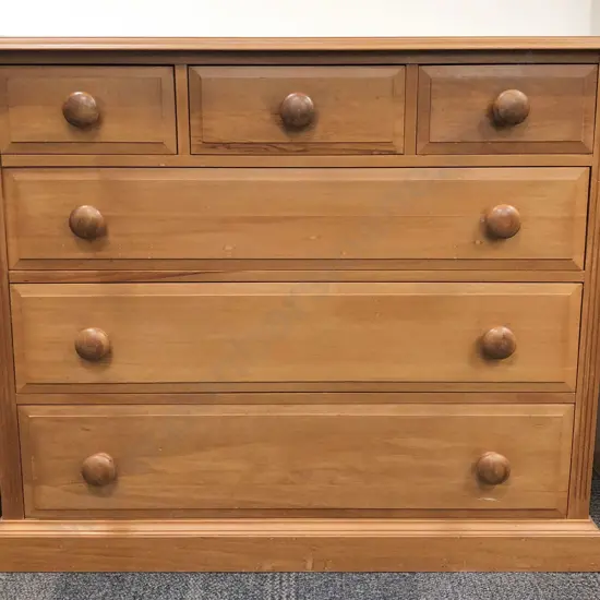 Rimu Six Drawer Chest of Drawers