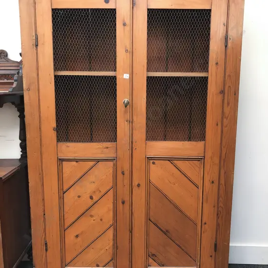 Farmhouse Style Mesh Door Cabinet