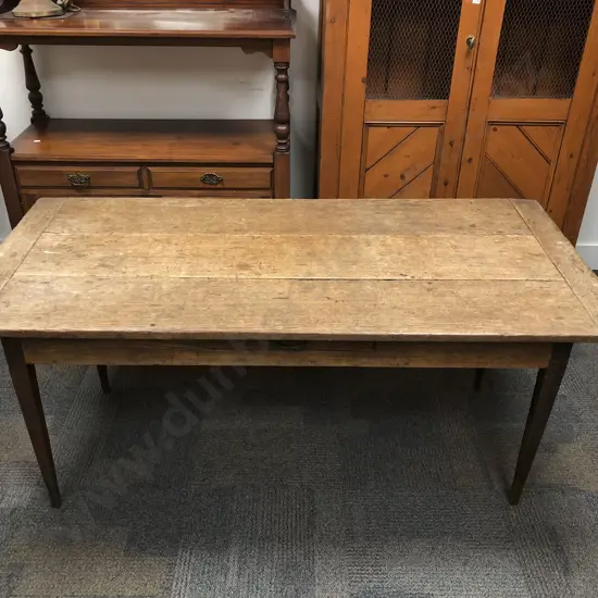 French Style Farmhouse Plank Top Table