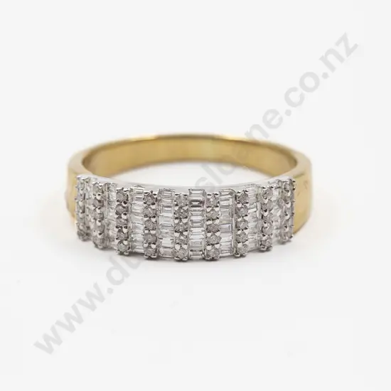 18ct 101stone Diamond Band Ring