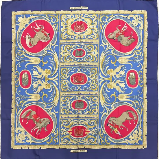 Hermes La Presentation Silk Scarf