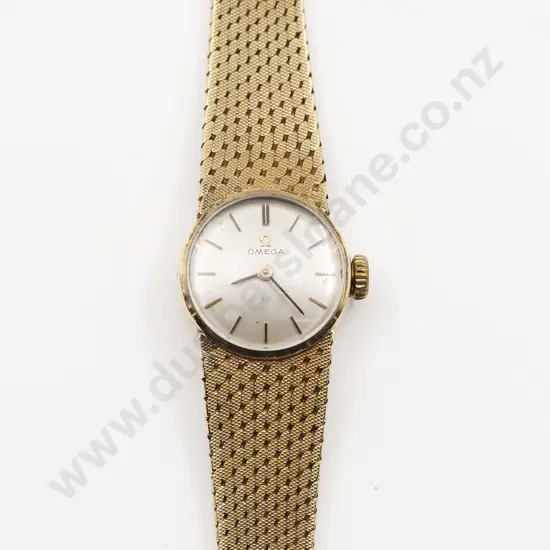 Omega 14ct Ladies Manual Dress Wrist Watch