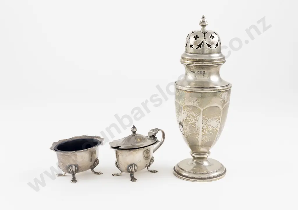 Geo V S/S Sugar Caster Image 1++