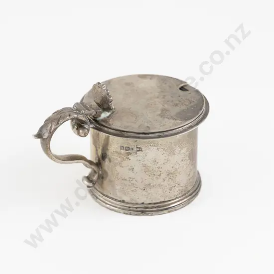 Edw VII S/S Mustard Pot By Walker & Hall