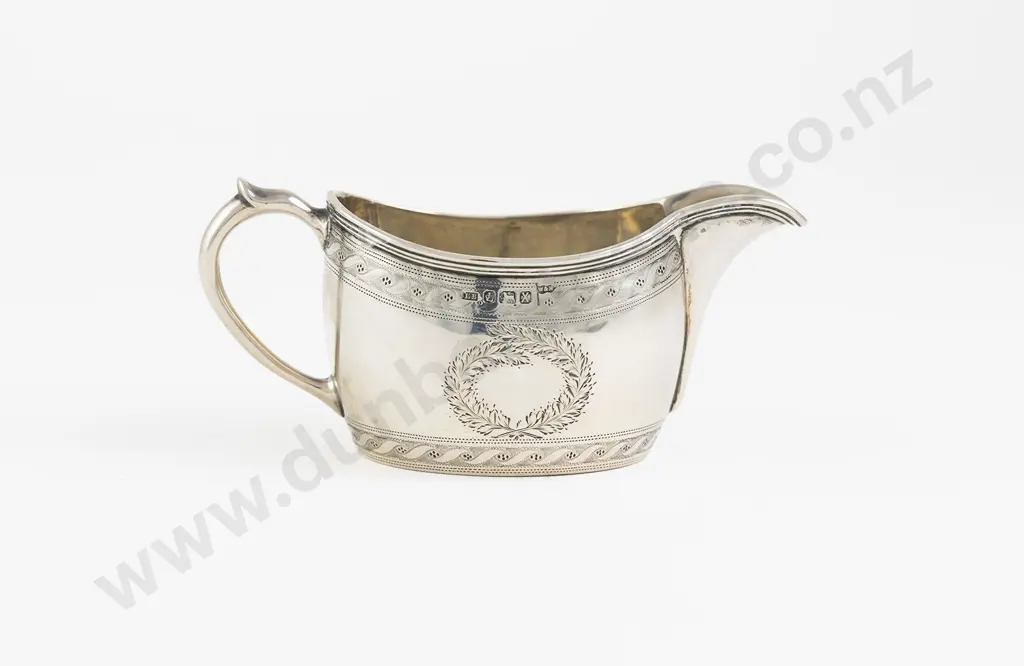 Vict S/S Cream Jug By Walker & Hall (John Edward Bingham) Image 1++