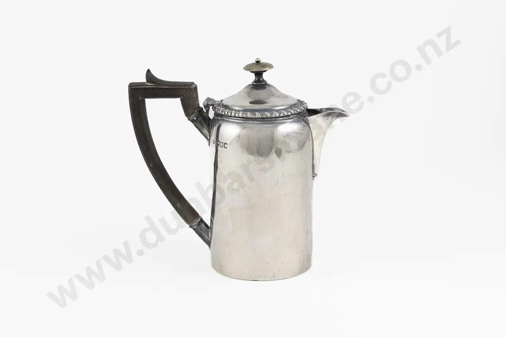 Edw VII S/S Hot Water Jug By Carrington & Co Image 1++