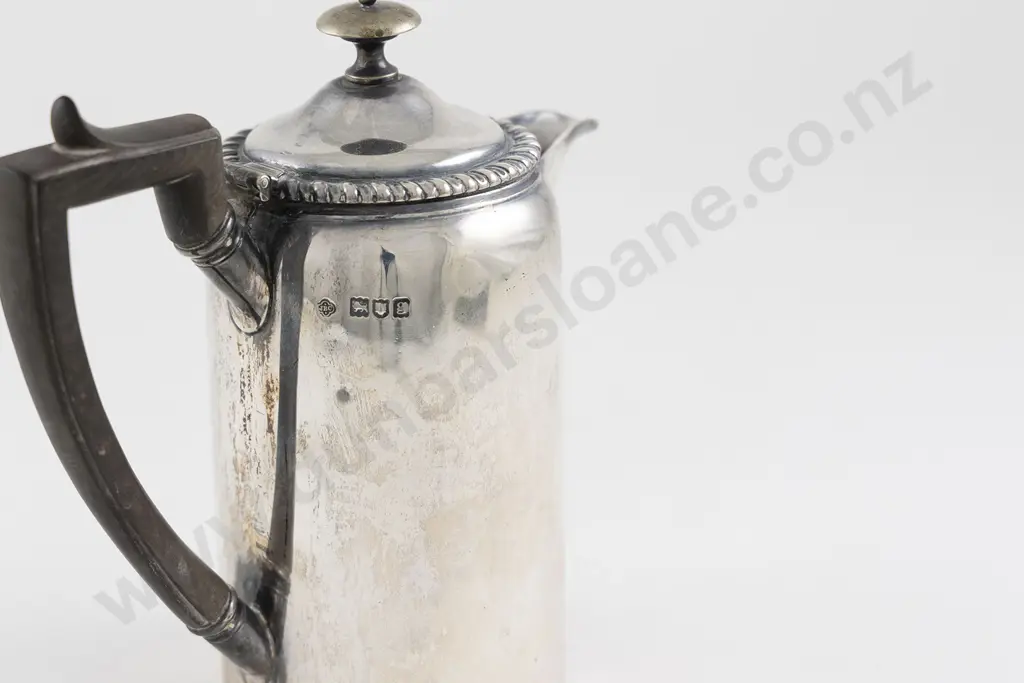 Edw VII S/S Hot Water Jug By Carrington & Co Image 1++