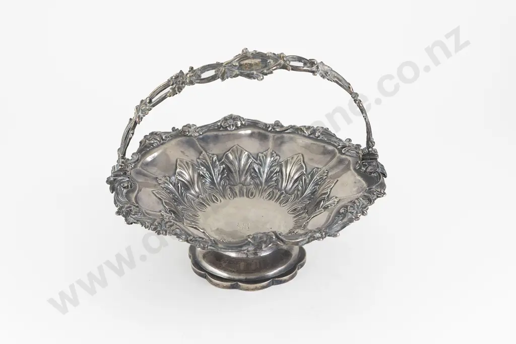 Wm IV S/S Table Basket By The Barnard Family Image 1++