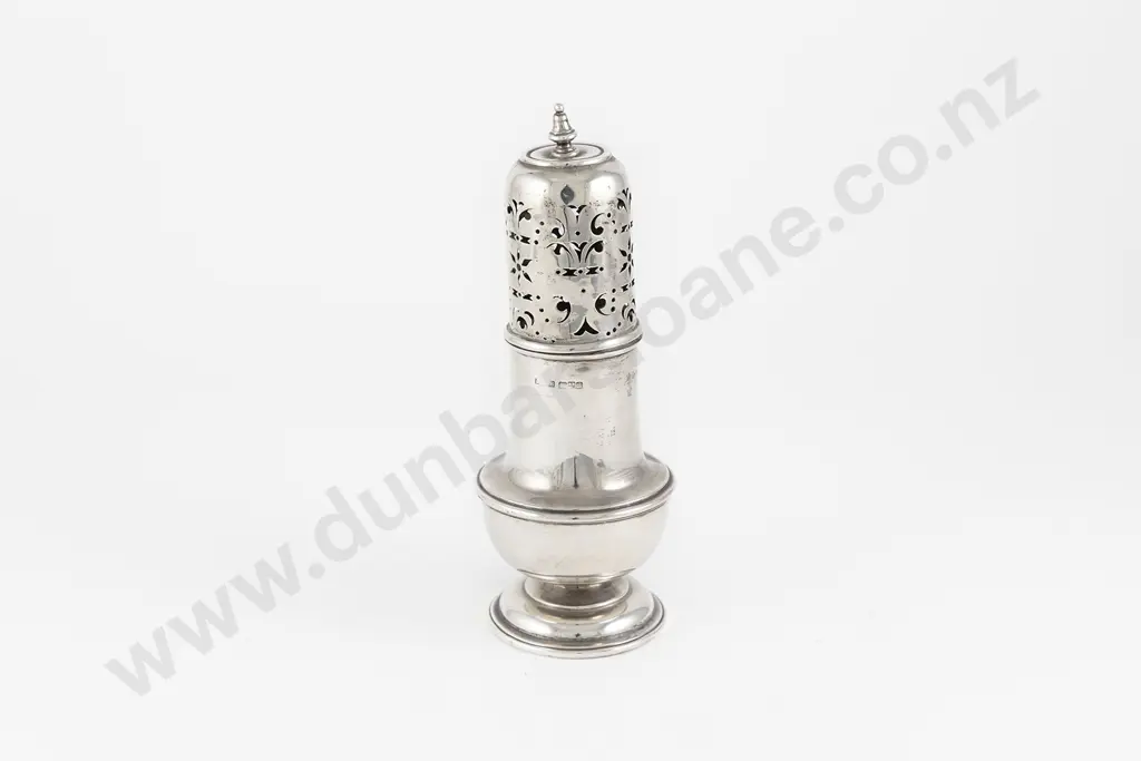 Edw VII S/S Sugar Caster Image 1++