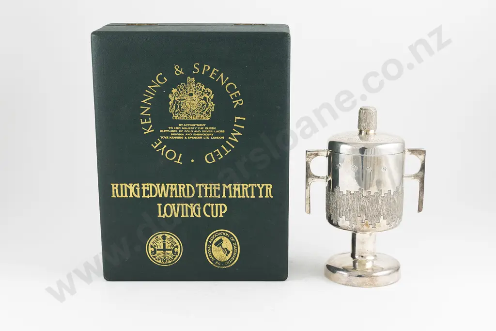 Cased 1978 King Edward The Martyr S/S Loving Cup Image 1++