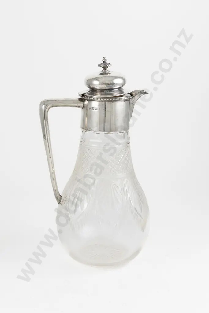 Edw VII S/S Mounted Claret Jug Image 1++