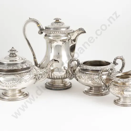 Sheffield Plate 3 Piece Tea Set
