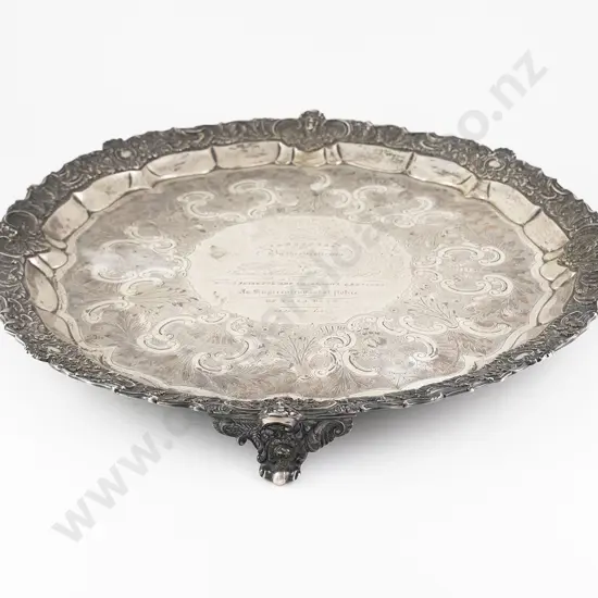 A Superb Scottish S/S Presentation Salver