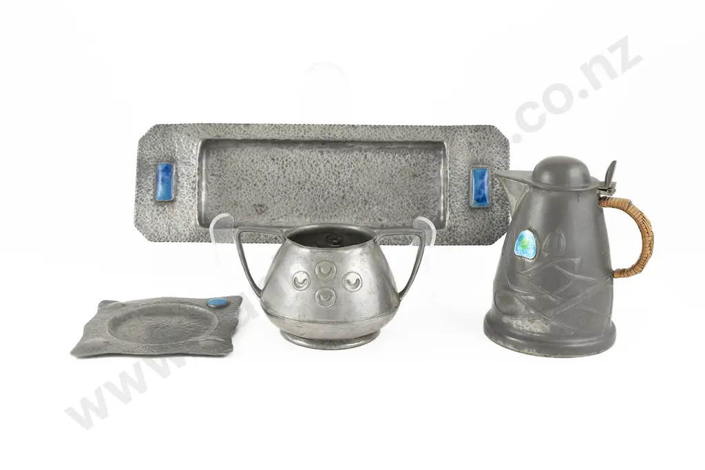 Archibald Knox For Liberty & Co Pewter Jug Image 1++