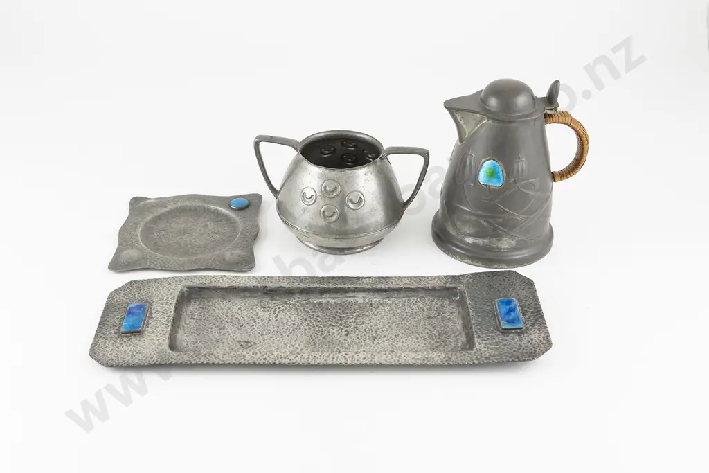 Archibald Knox For Liberty & Co Pewter Jug Image 1++