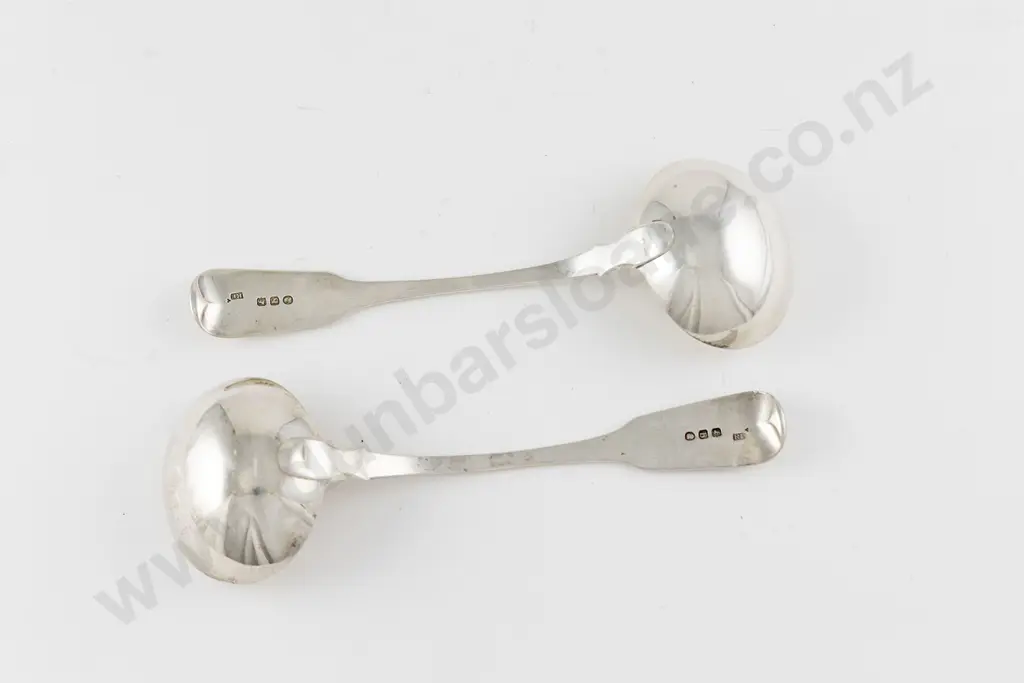 Pair Geo III S/S Sauce Ladles Image 1++