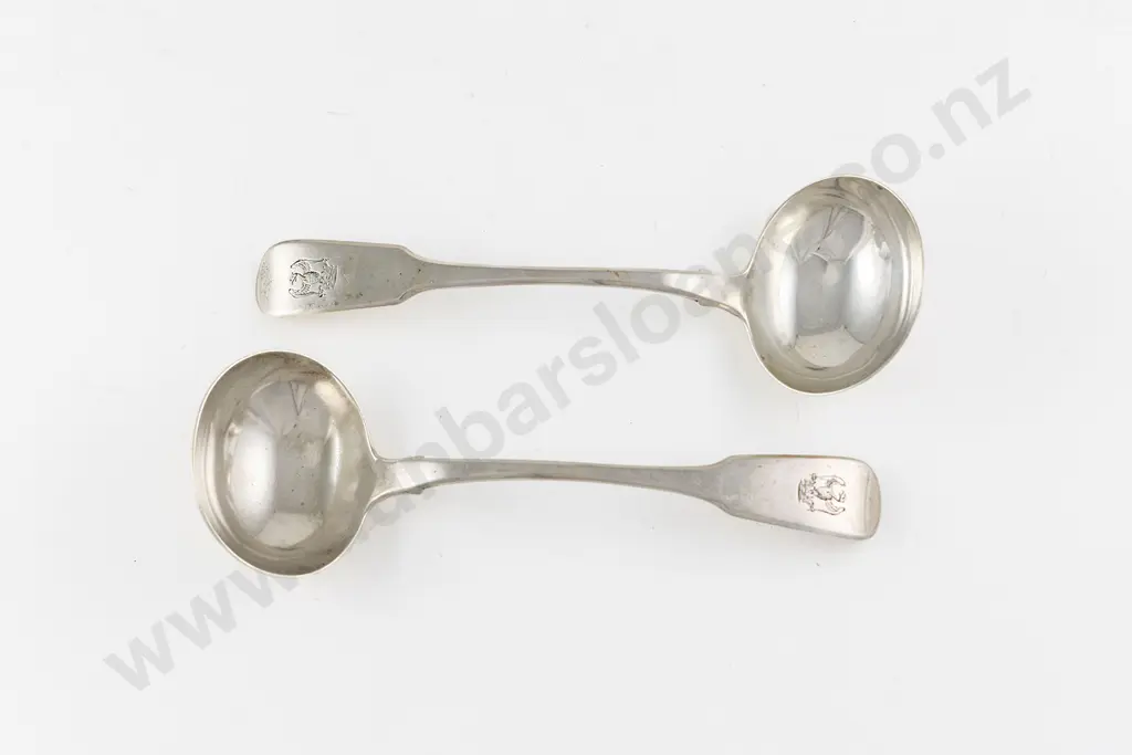 Pair Geo III S/S Sauce Ladles Image 1++