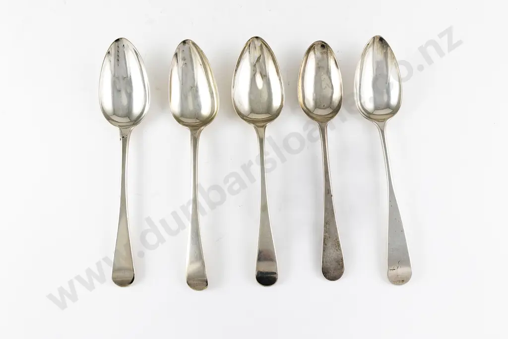 5 Various S/S Tablespoons Image 1++