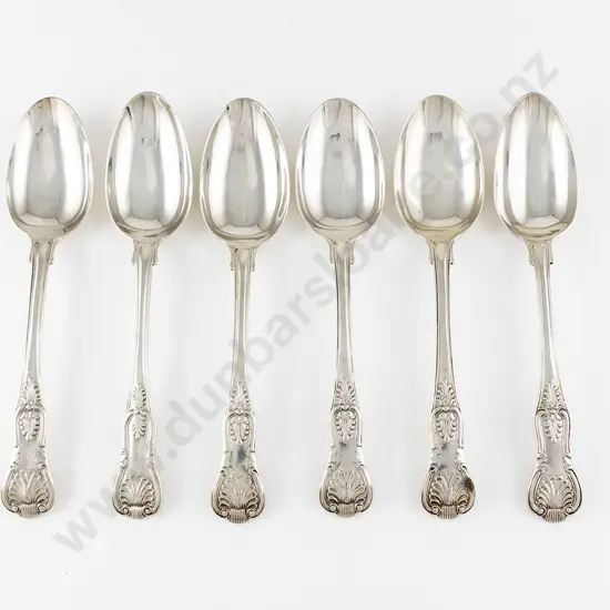 Composed Set Of 6 Early Vict S/S Tablespoons
