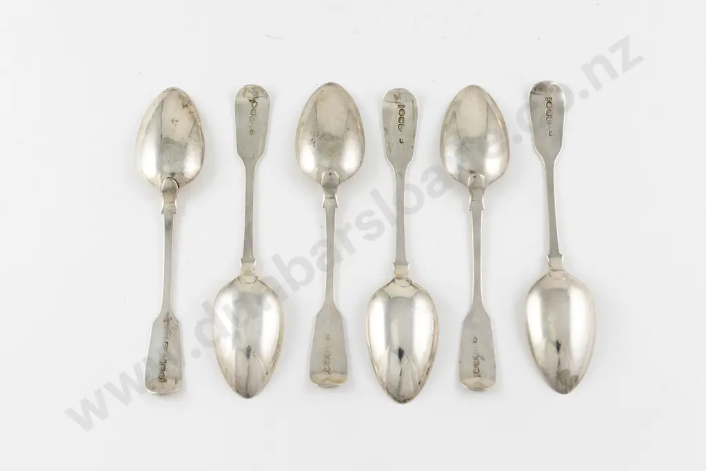 Set Of 6 Vict S/S Teaspoons Image 1++
