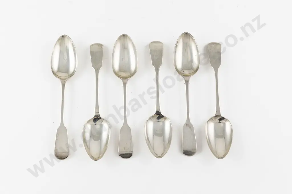Set Of 6 Vict S/S Teaspoons Image 1++