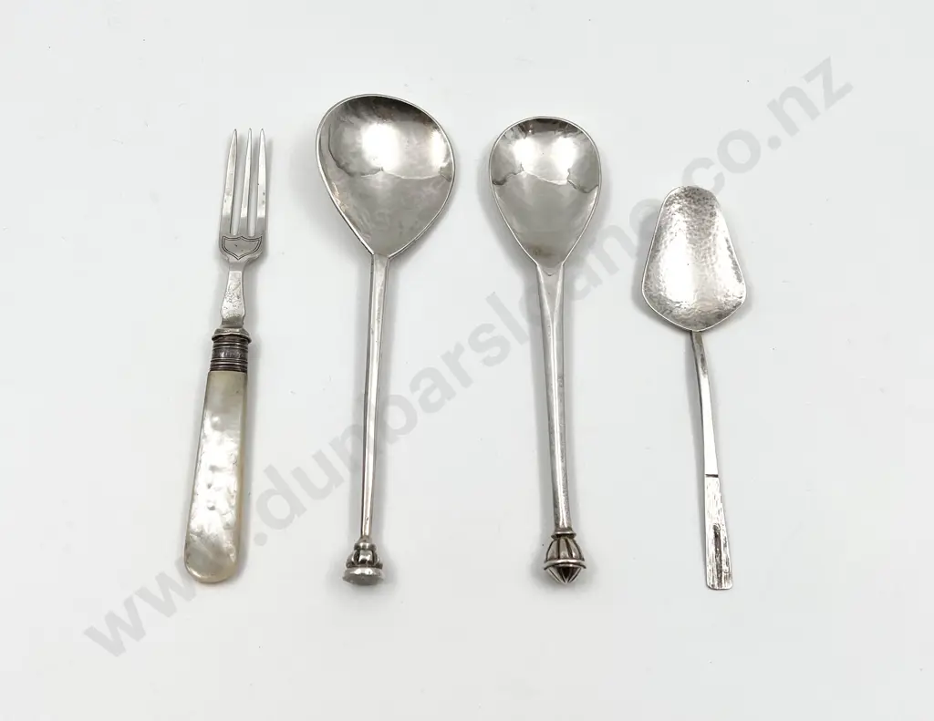 2 Modern Guild Of Handicraft S/S Spoons Image 1++