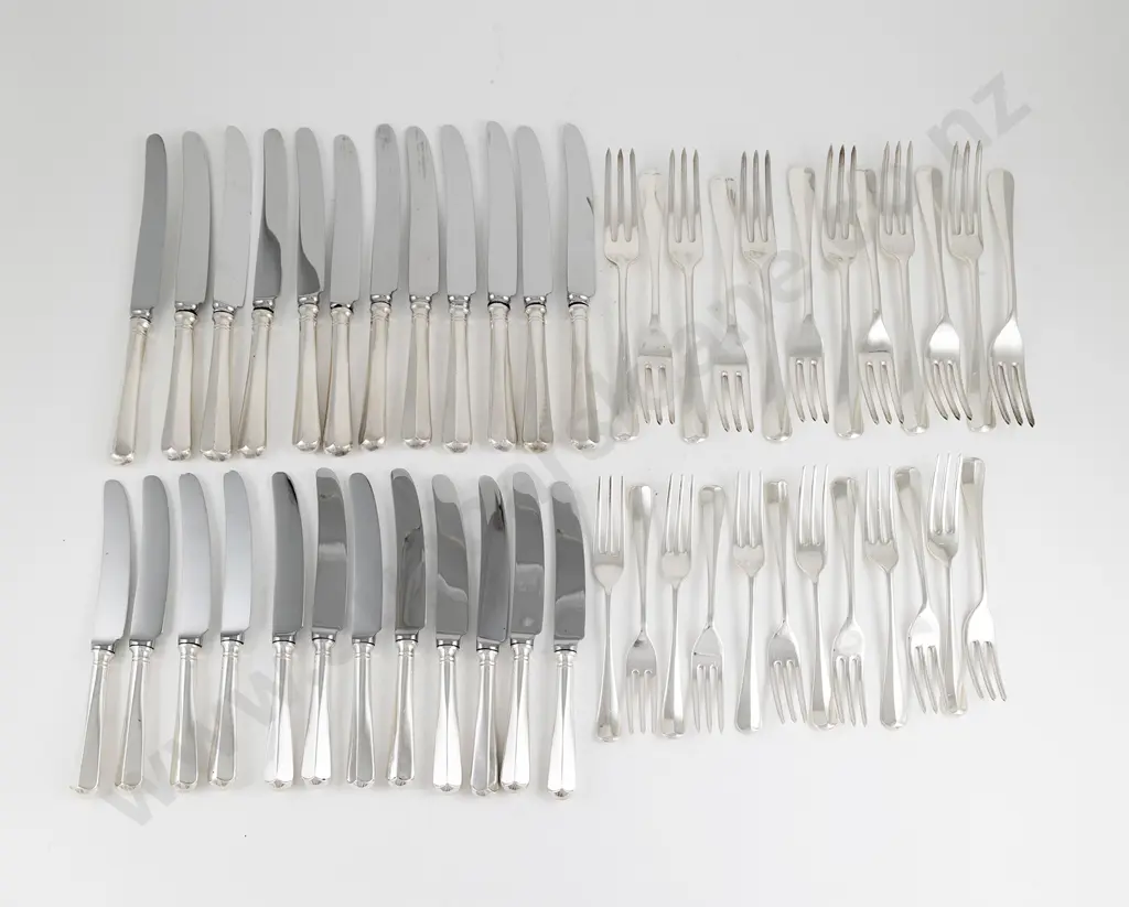 A Large & Impressive 101 Piece S/S Guild Of Handicraft Suite Of Cutlery Image 1++