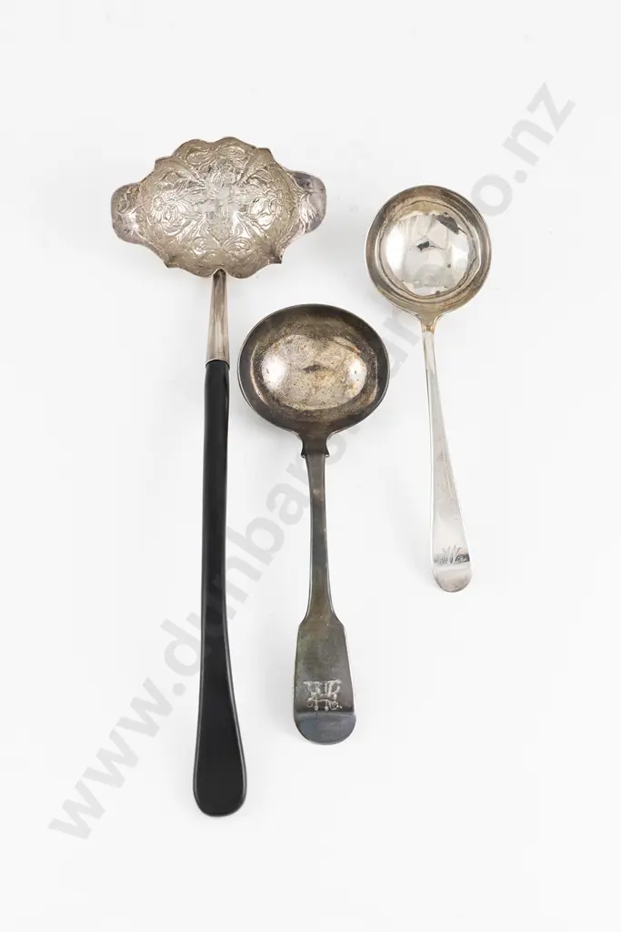 2 C19th S/S Sauce Ladles Image 1++
