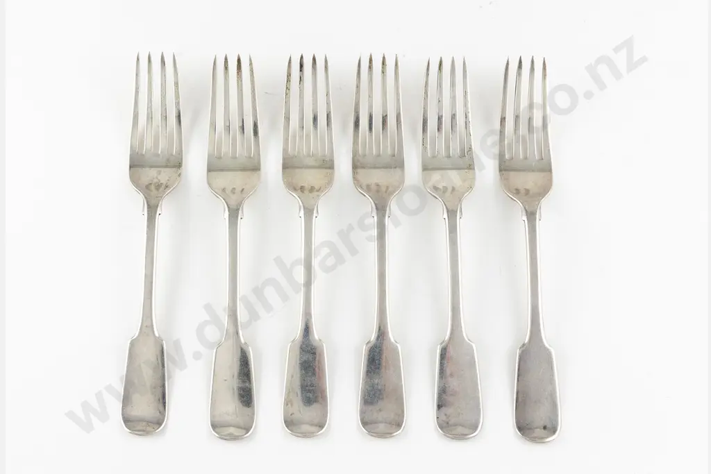 Set Of 6 Vict S/S Tableforks Image 1++