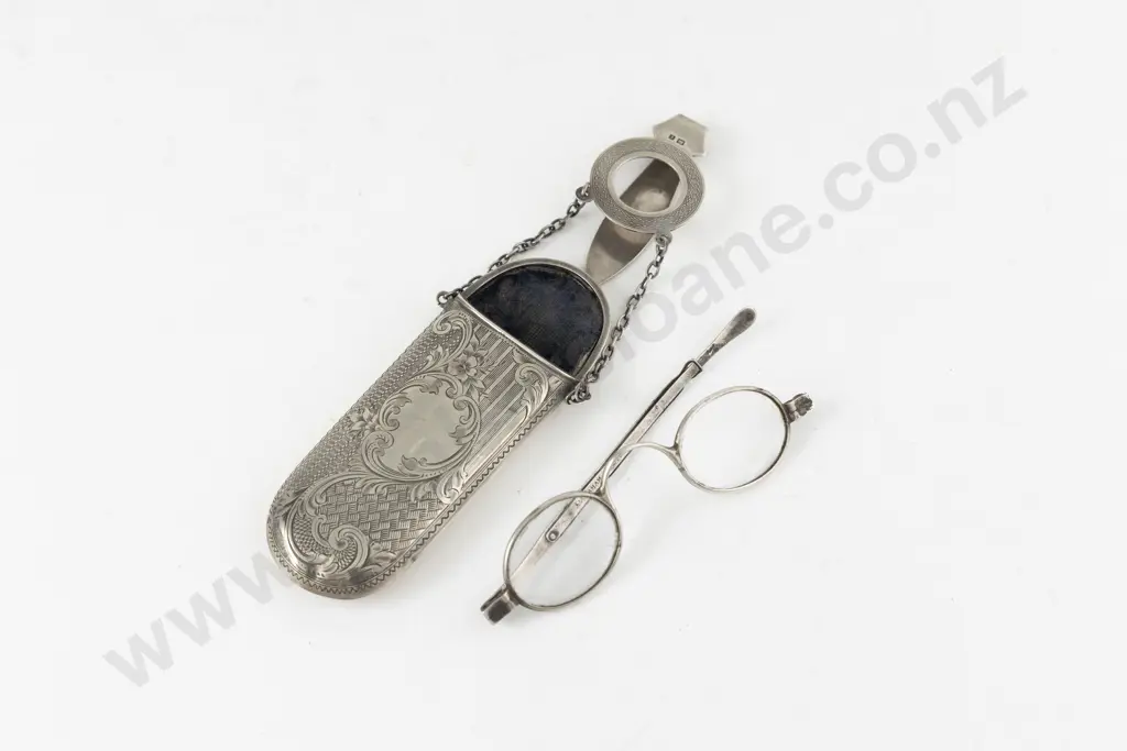 Edw VII S/S Spectacle Case & S/S Spectacles Image 1++