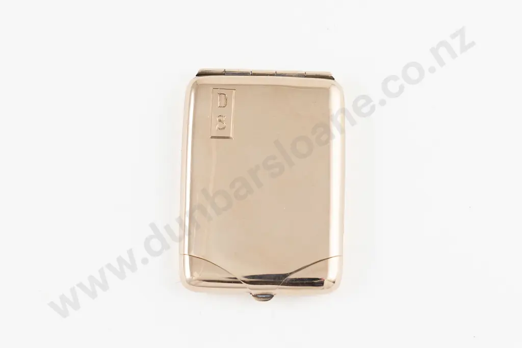 9ct Silver Lined Vesta Case Image 1++