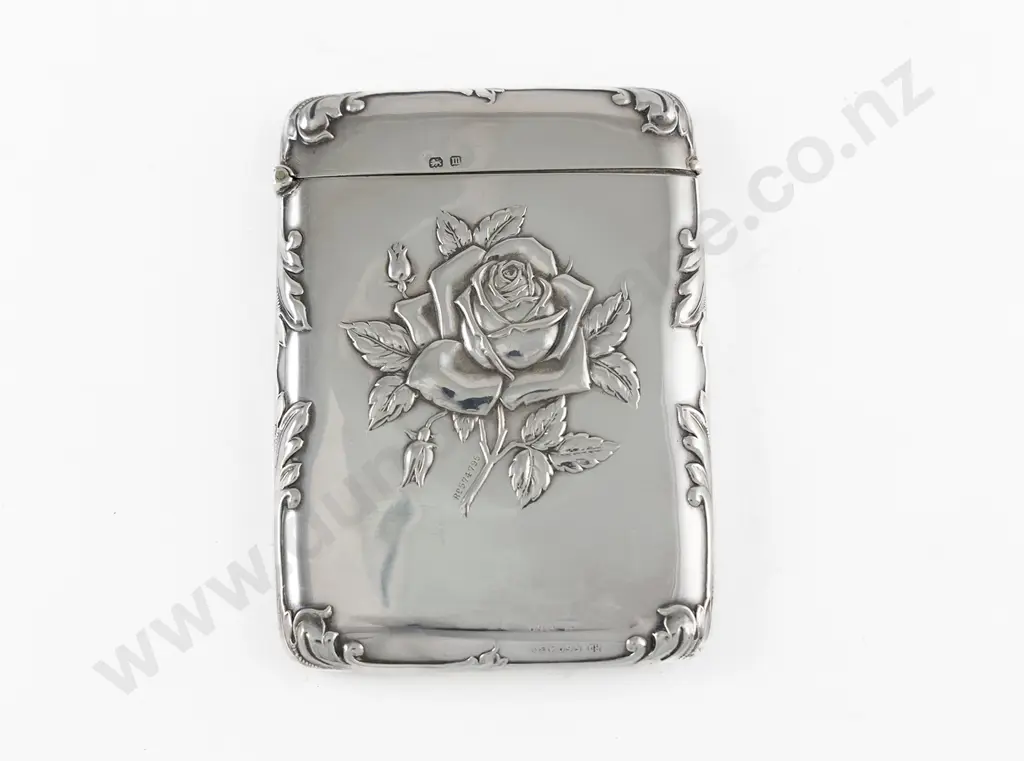 An Attractive Geo V S/S Calling Card Case Image 1++