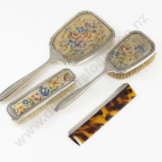 Geo VI S/S 4 Piece Dressing Table Set