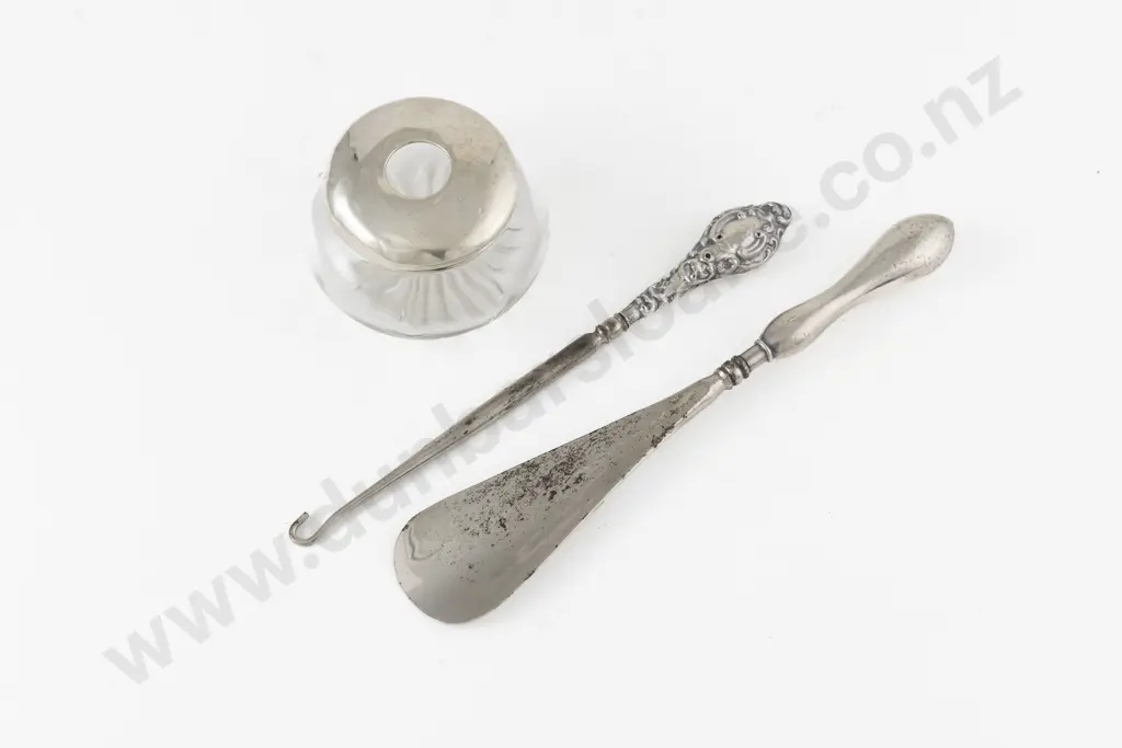S/S Topped Glass Hair Grip Holder Image 1++
