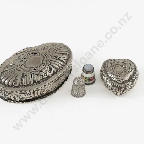 2 S/S Trinket Boxes