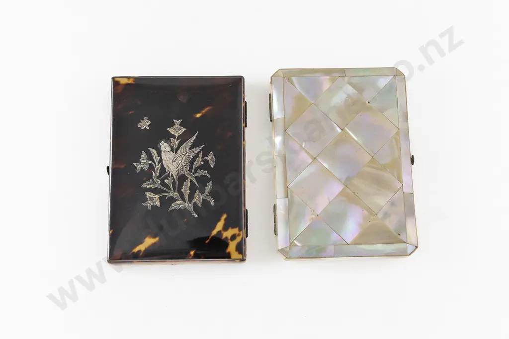 Two Victorian Calling Card Cases Image 1++