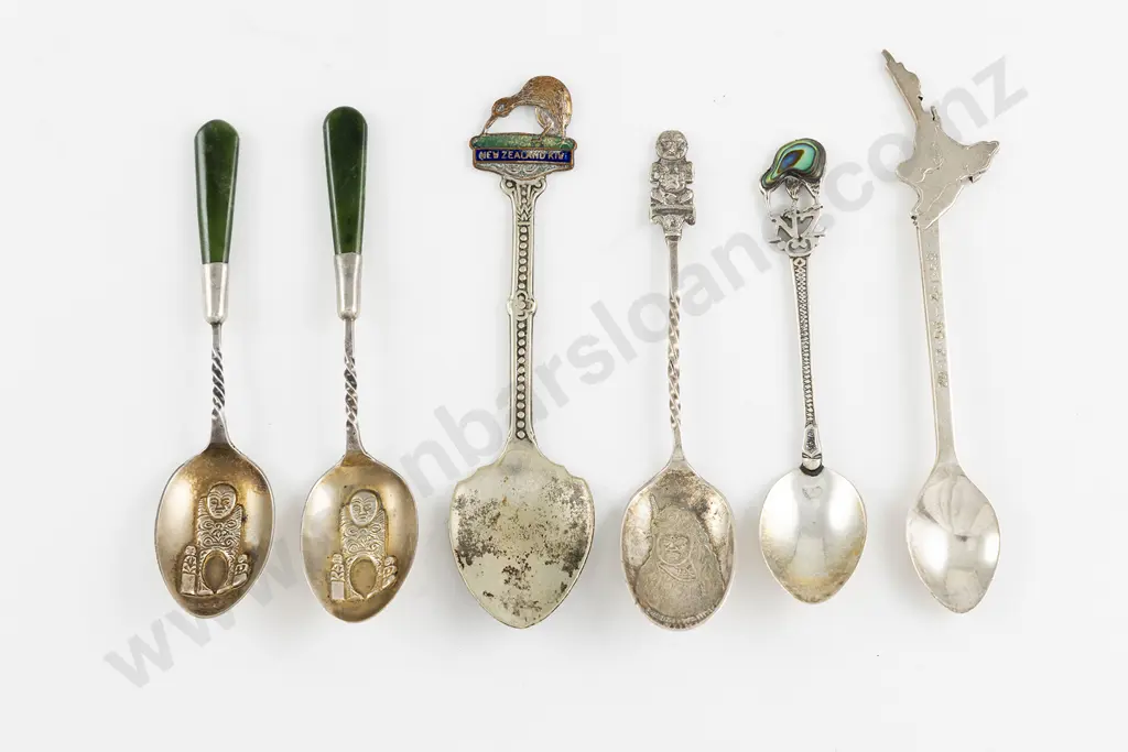 6 Various NZ & Other S/S Spoons Image 1++