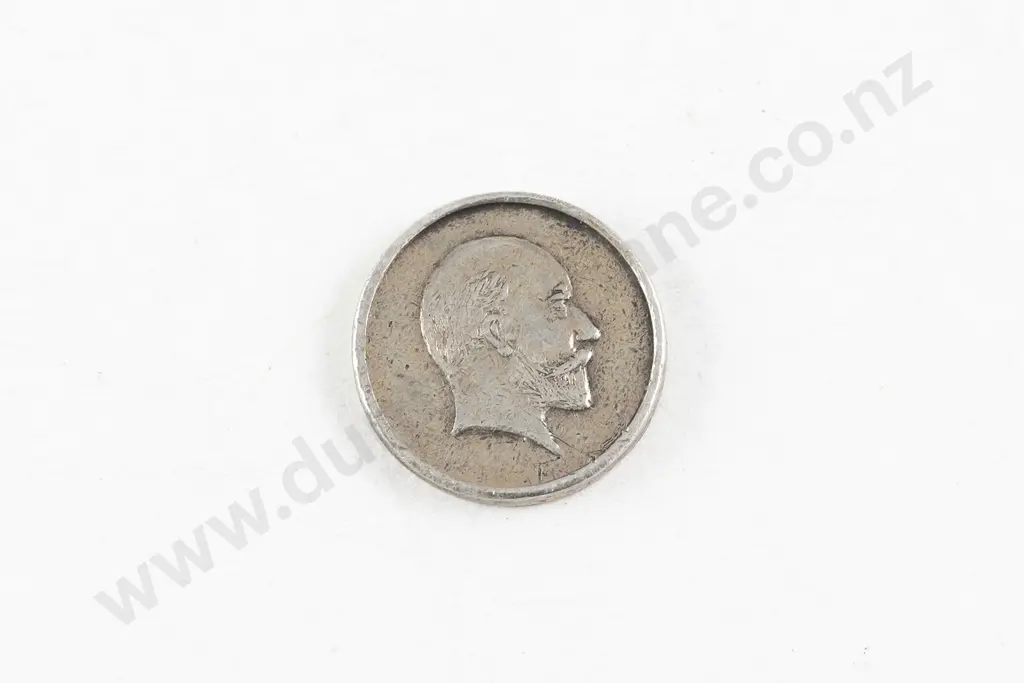 NZ Silver Edward VII 1902 June 26th Coronation Medallion Image 1++