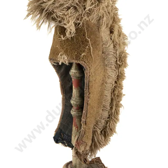 A Rare 19th Tibetan Lama's Pandita Hat