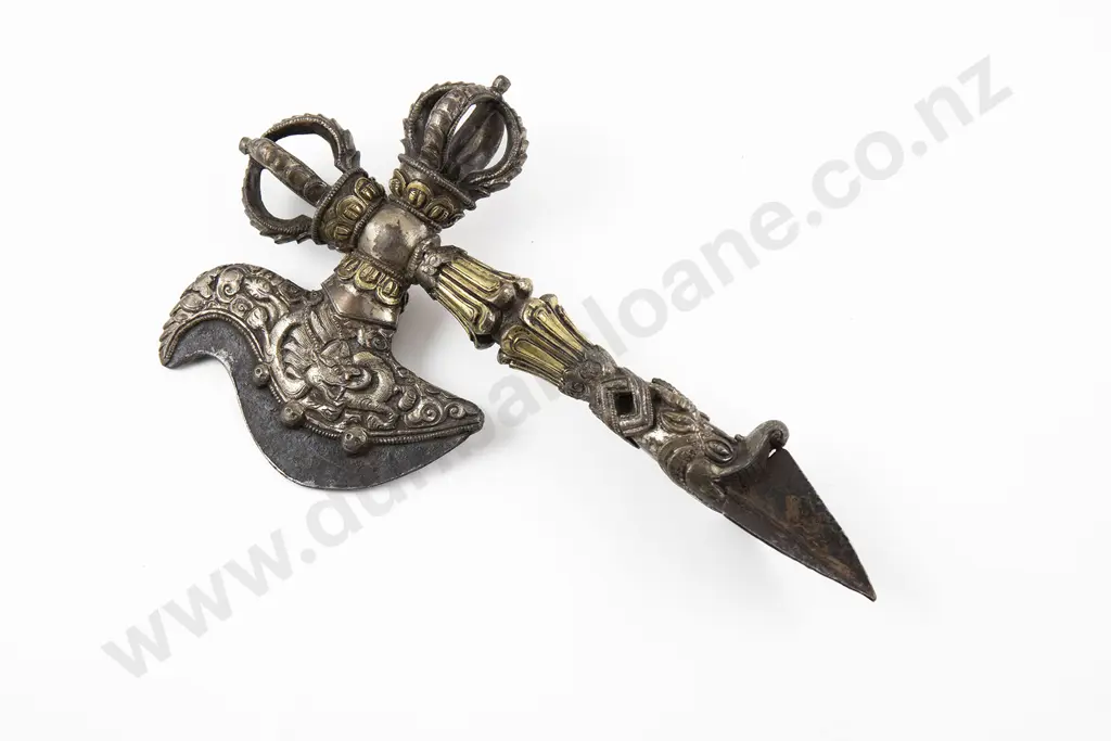 Tibetan Silver, Brass and Metal  Phurba Image 1++