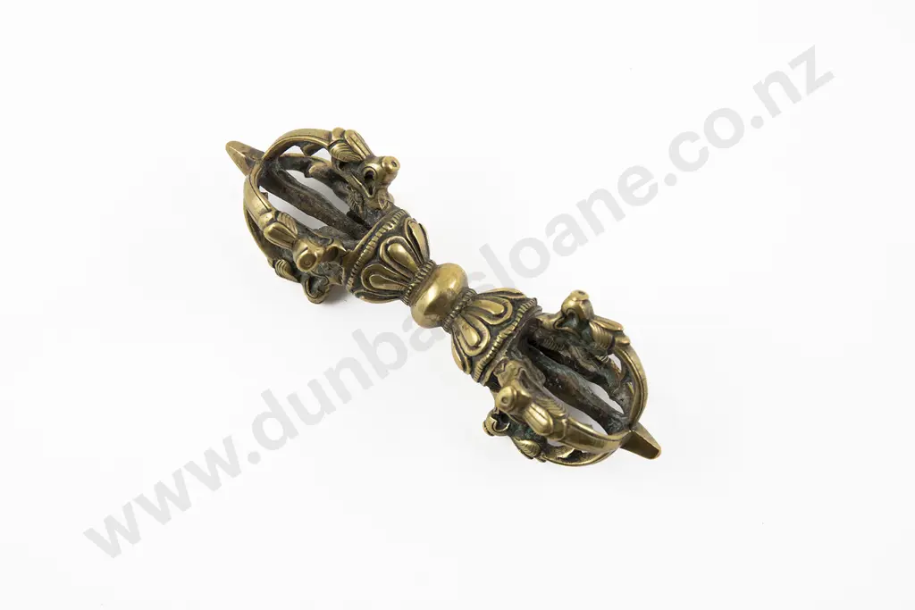 Tibetan 19th Century Brass Dorje Image 1++