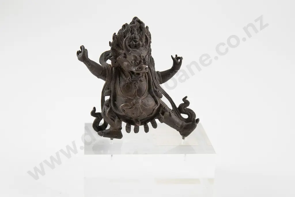 Tibetan 18th century bronze Yamantaka figure Image 1++