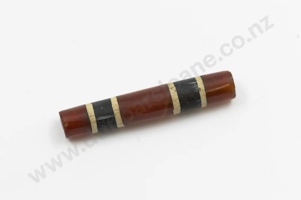 A Rare Tibetan Chung Dzi Bead Image 1++