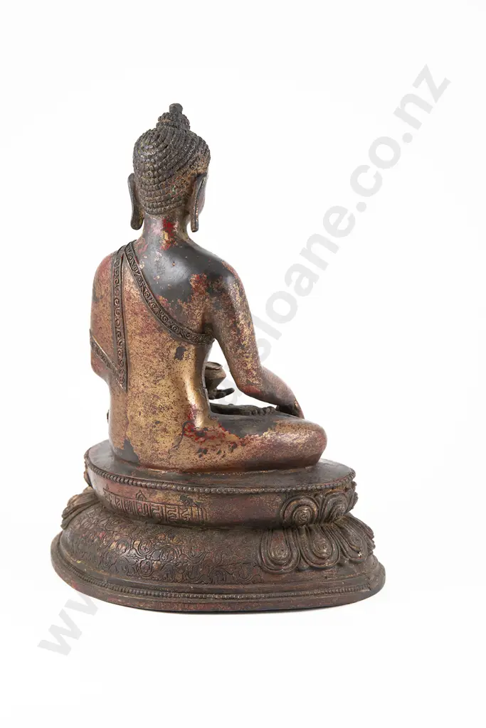 Tibetan Bronze Figure Of Shakyamuni Buddha Image 1++